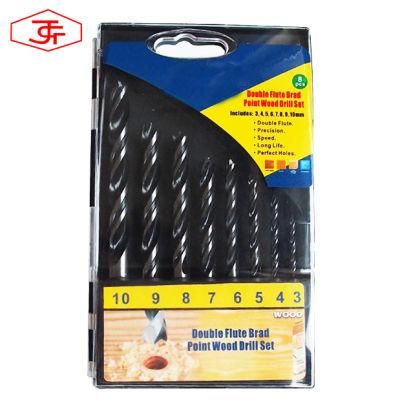 8PCS HSS Twist Drill Bit Set for Metal