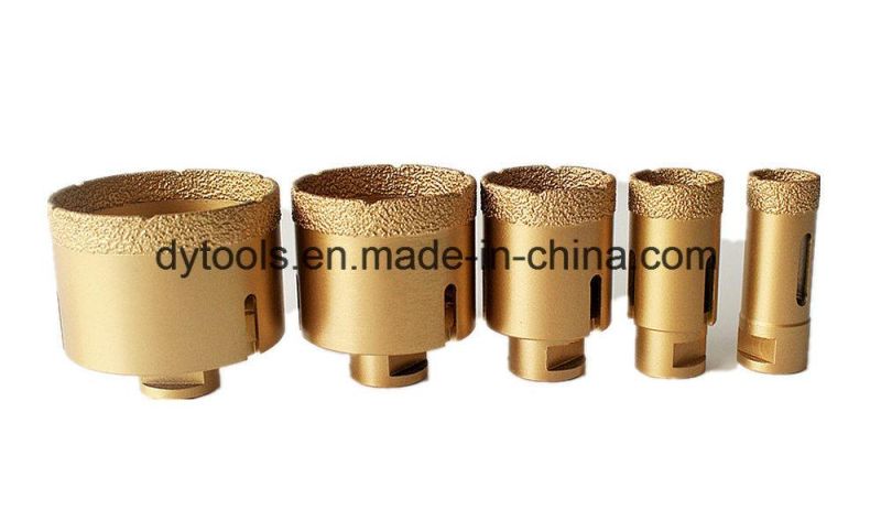 Vacuum Brazed Diamond Hole Saw Core Drill It for Drilling Ceramic porcelain Stone Material