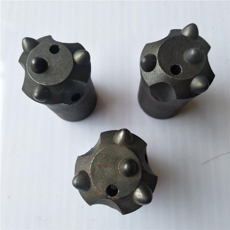 4 Buttons 7 Degree Coal Mine Quarrying Taper Button Bit, Rock Drill Bit