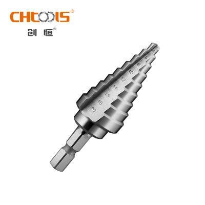 Chinese Factory Hex Shank HSS Step Drill Bit