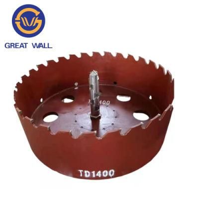 Tcc1400 M42 Bi Metal HSS Hole Saw Cutter for Hot Tapping