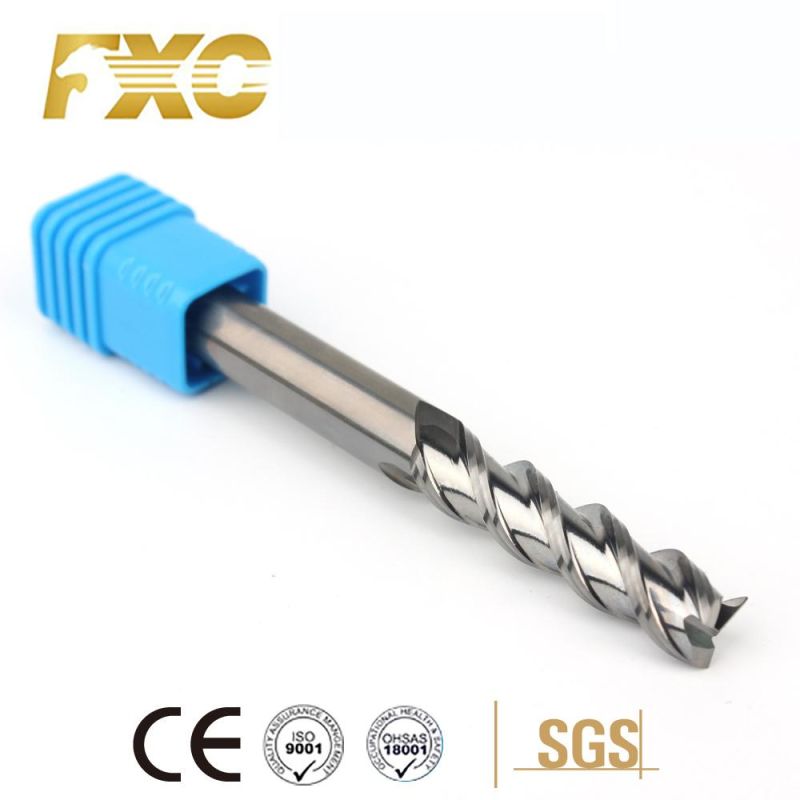 Good Quality Carbide 3 Flutes Aluminum Milling Cutter