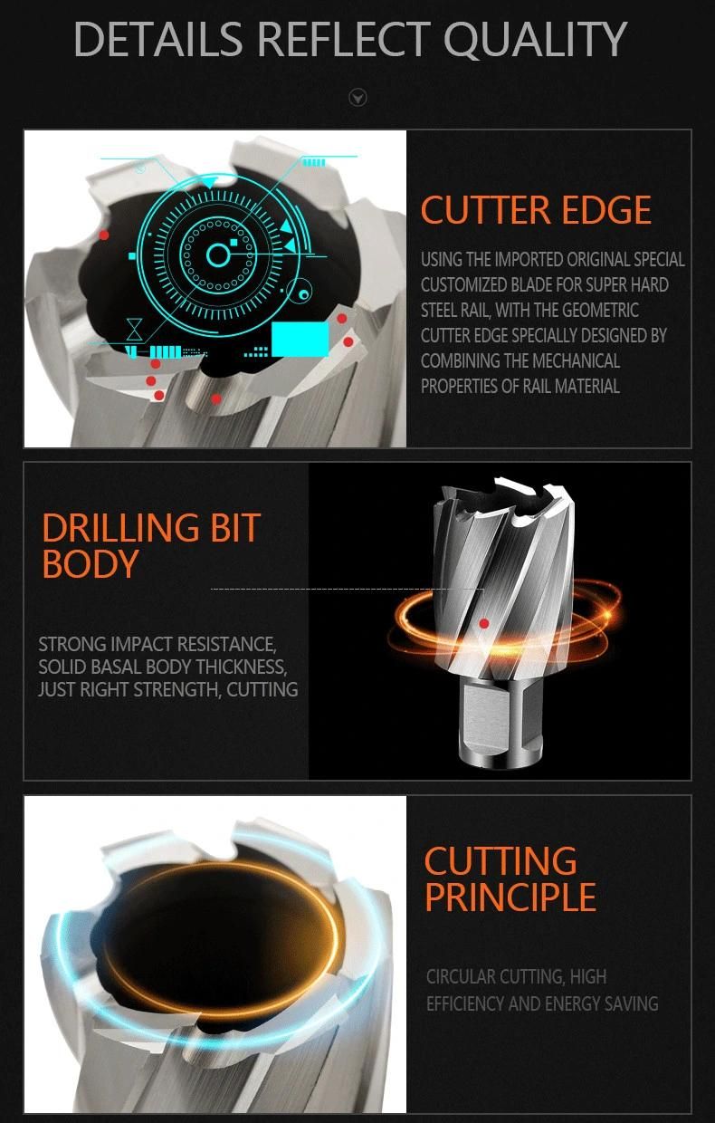 Chtools HSS Rail Cutter Drill for Drilling