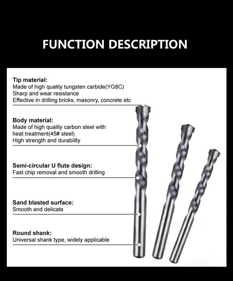 Vido 10*150mm Masonry SDS Drill Bit for Impact Drill