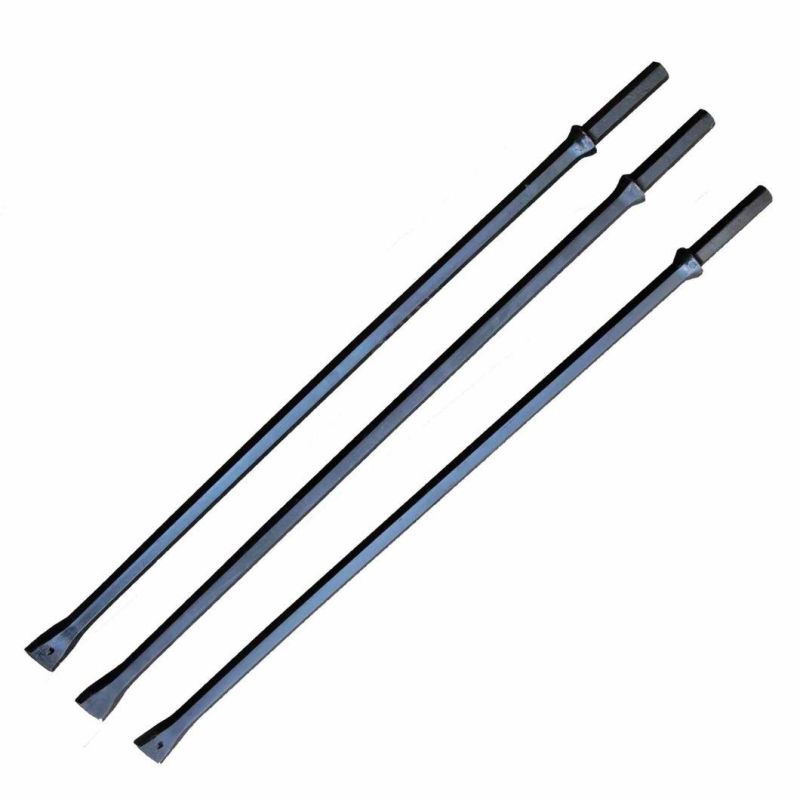 Hex Shank 108mm Integral Steel Drill Rod for Rock Drilling