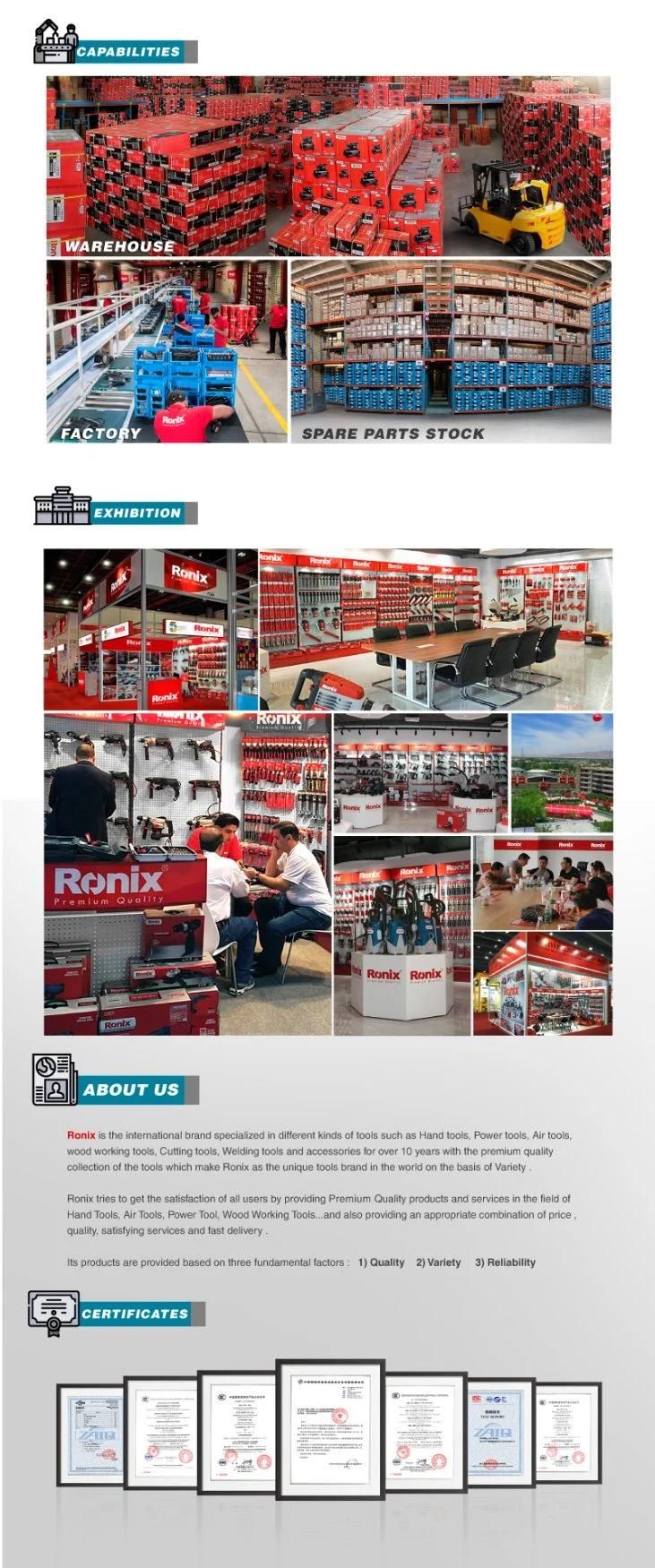 Ronix Hand Tool Model Rh-5582 1.0~13mm Drilling and Screwdriver Material HSS 25PCS Drill Bits Set