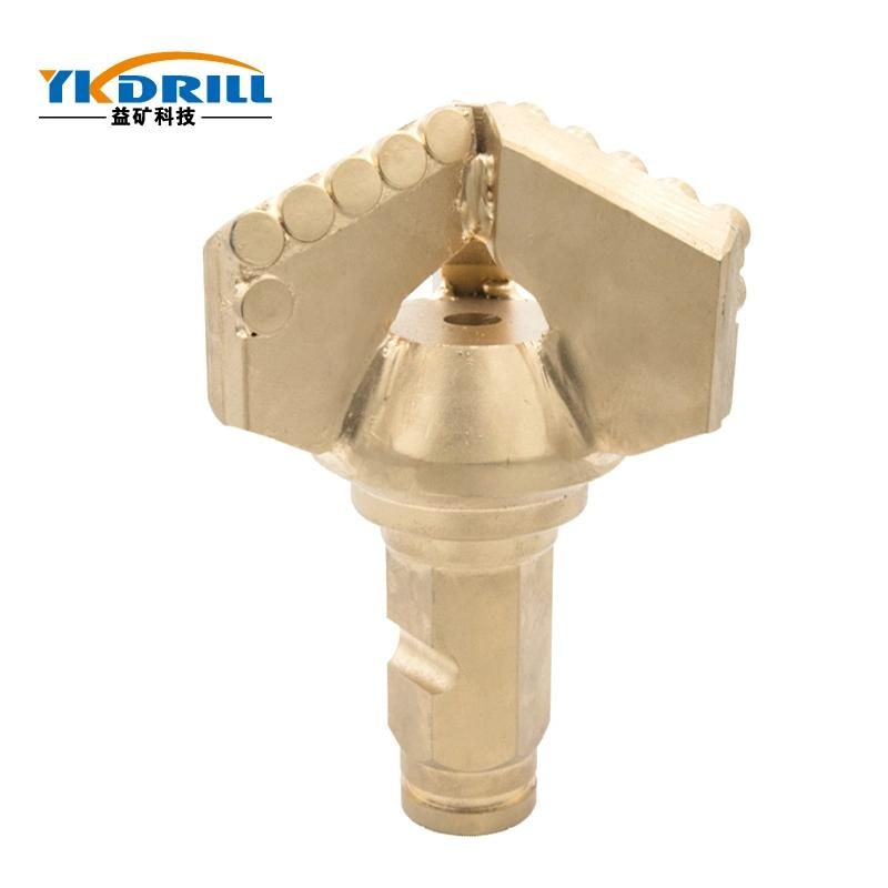 3 Wings Non Core Diamond PDC Bit / PDC Drag Bits for Water Well Drilling