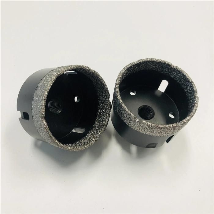 55mm Vacuum Brazed Diamond Hole Saw Drill Bit Drilling Tiles M14