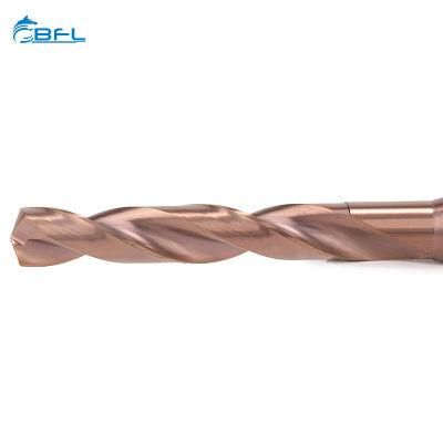 Bfl Solid Carbide Drill Carbide Drill Bits Tungsten Steel Twist Internal Dilling Tool Coating Inner Drills