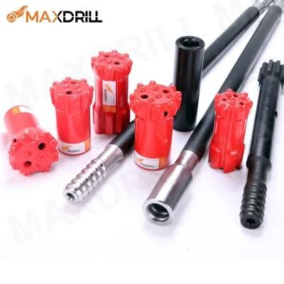 Maxdrill 70mm T38 T45 T51 Threading Bits for Quarring