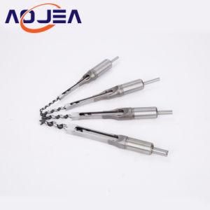 Full Size 6-30mm Square Hole Saw with Auger Drill Bit Mortising Chisel Woodworking Tool
