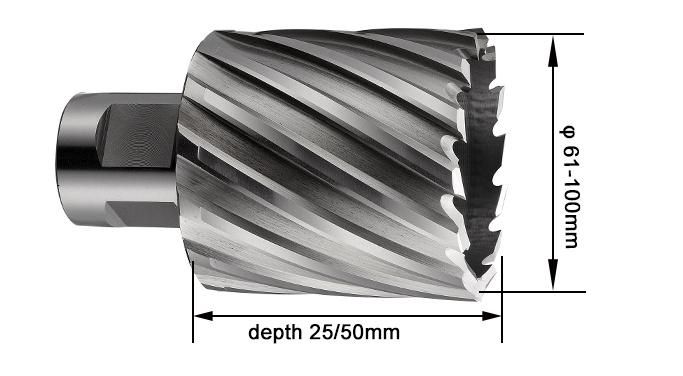 Weldon Shank Version P High Speed Steel Core Drill Cutter