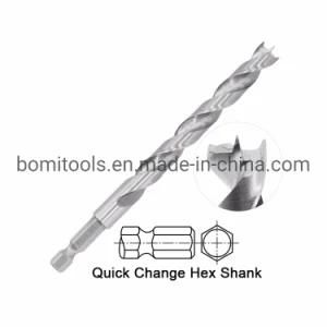 HSS Customized Drills Bits Power Tools Carbon Steel Twin Land Flutes Rolled Twist Drill Bit