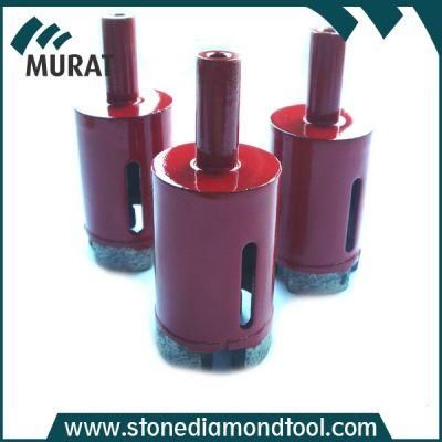 Brazed Shank 35mm Drill Granite &amp; Marble Diamond Core Bits