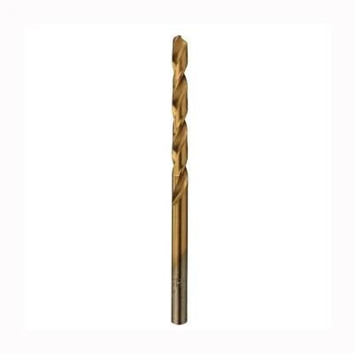 Pack of 12, 1/8-Inch Titanium Nitride Coated Drill Bit, High Speed Steel, Jobber Length, for Metal, Plastic, Wood