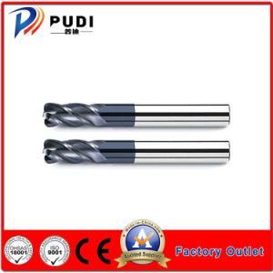 3-20mm Flute Diameter Carbide Corner Radius Altin Coated Cutting Tool