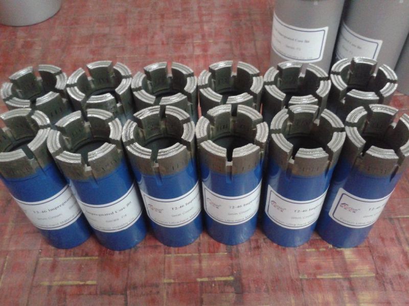 T2 Diamond Core Drill Bits with Diameter 101, 86, 76, 66, 56mm