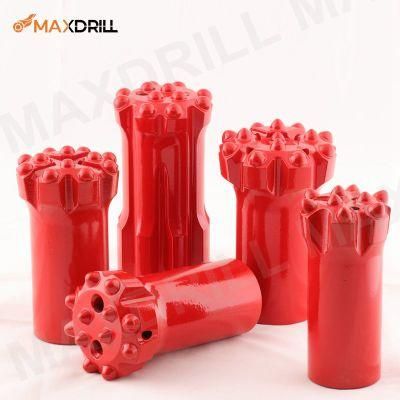 Maxdrill Thread Rock Drilling Tools Button Bit T38 T51 R32 R25