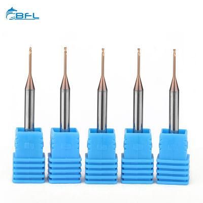 Tungsten Steel 2 Flute Long Neck Square Endmill Long Neck Ballnose Milling Tool