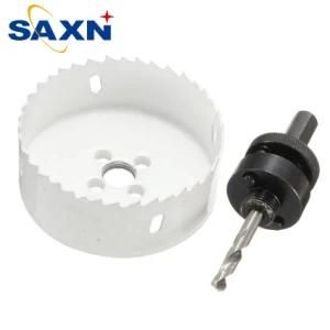 SAXN HSS Hole Saw Blade with Positive Rake Teeth for Soft Metal/Drywa