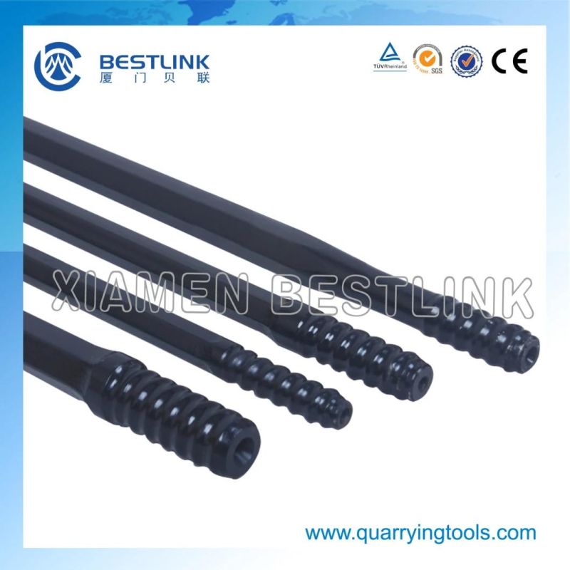 Atlas Threaded Extension Drill Rod for Suport DTH Hammer