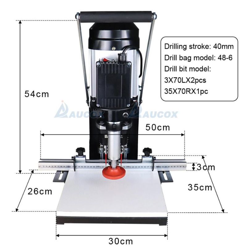 Door Mini Hinge Drilling Boring Machine for Woodworking