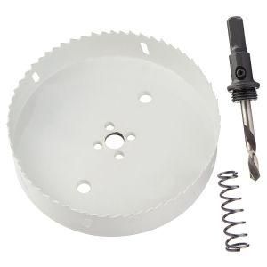 White Hole Saw with Heavy Duty Arbor