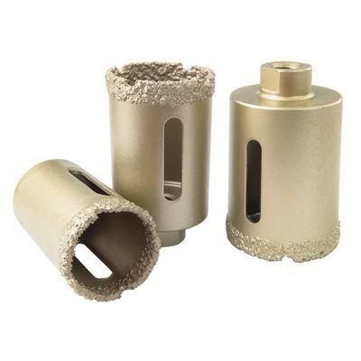 Dry Cutting Hole Cutter Vacuum Brazed Diamond Tip Core Drill Bit Hole Saw for Glass