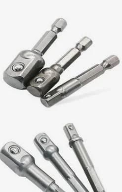 6 and 12 Inch Quick Change Hex Head Woodboring Bit Extension Bar with Hex Shank