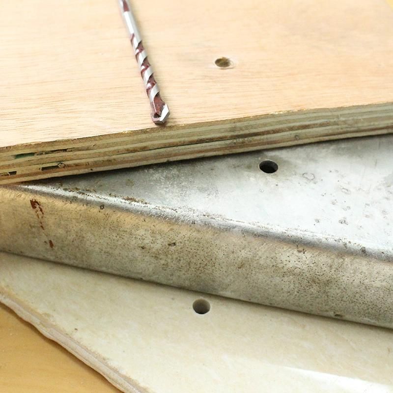 Carbide Tips Drill Bit Set Triangle Shank for Metal, Block, Brick, Soft Tile, Wood, Plastic