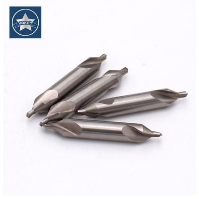 60 Degree Center Drill a Type 1.0 1.5 2 2.5 3 4 5 6 Full Grinding Spiral Center High Speed Steel HSS Point Hole Drill