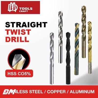 DIN338 HSS Fully Ground Amber Finish Cobalt Drill Bits