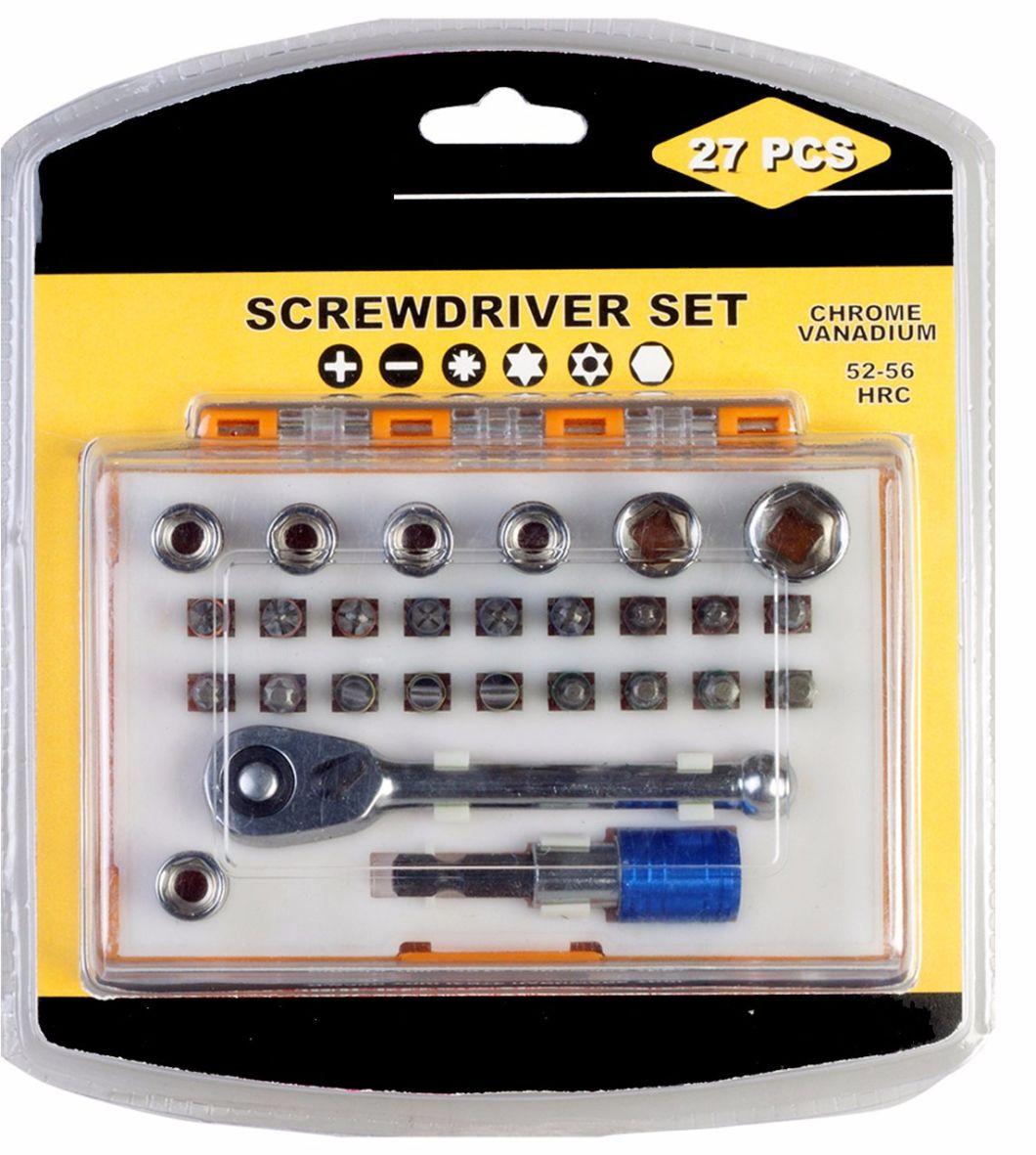 27PCS Screwdriver Bit Set Magnetic Bit Holder