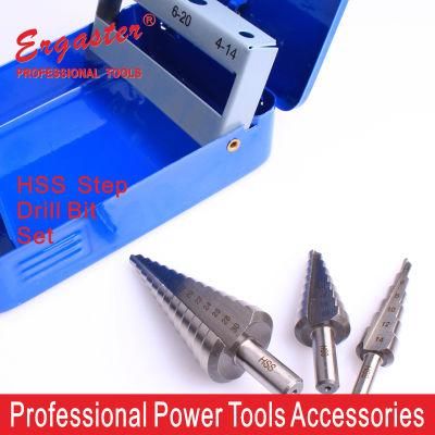 HSS Titanium Coated Step Drill Set