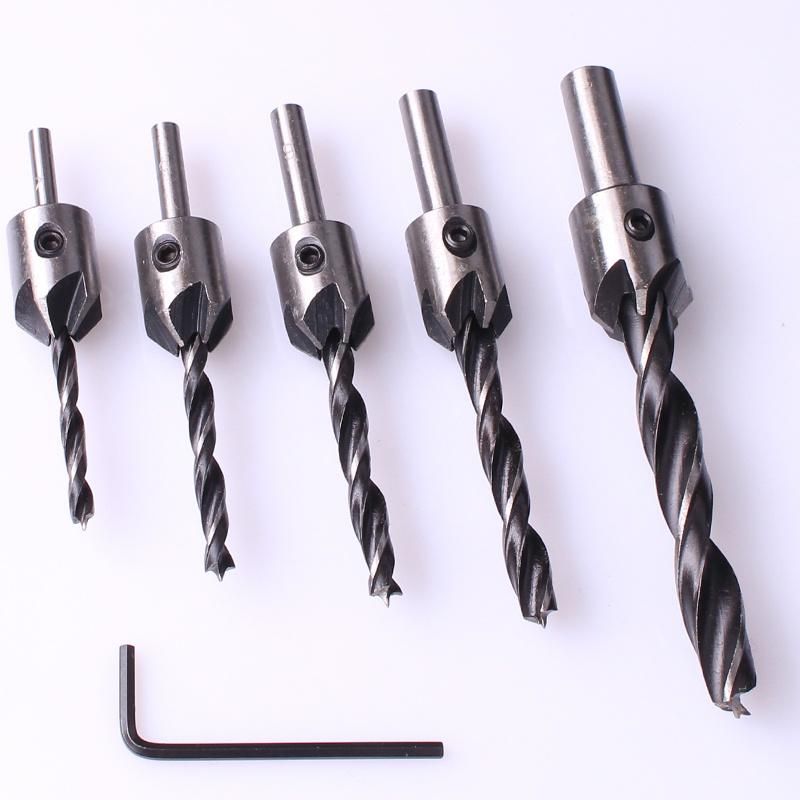 5 Flute Countersink Wood Drill Bit