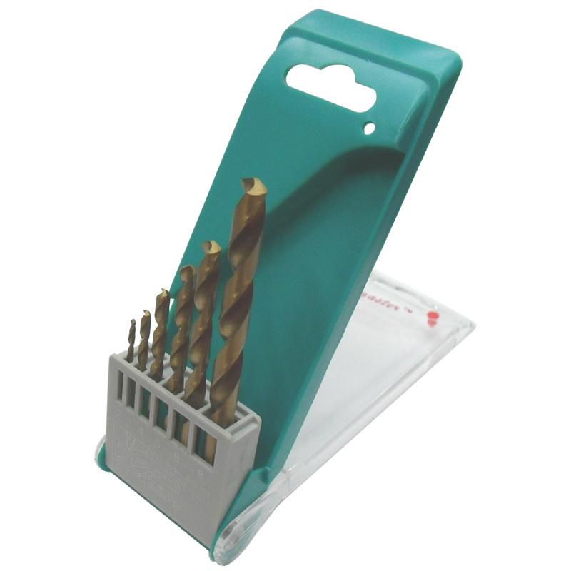 13 Pieces Titanium Drill Bit Set for Metal