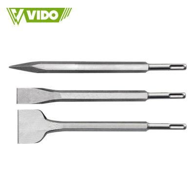 Vido Electric Hammer Flat and Point SDS Plus Chisel