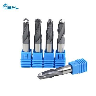 Bfl Tungsten Carbide 2 Flute Ball Nose End Mill for CNC Metal Working 2 Flute Ball Nose Milling Cutter
