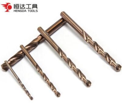 Manufacturer DIN338 Jobber Length Twist Metal M35 HSS Cobalt Drill Bit for Stainless Steel Hard Metal