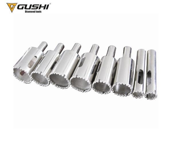 Brazed Vacuum Core Drill Bits for Porcelain & Glass