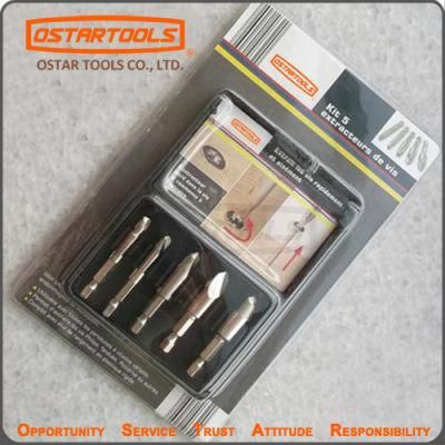 Broken Bolt Remover Bolt Extractor Screw Puller Damaged Screw Remover Set