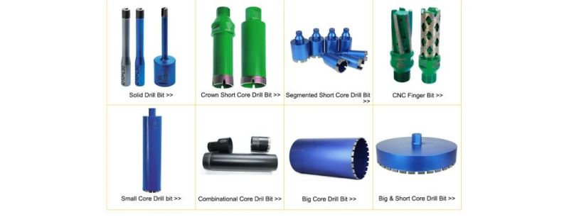 Fast Drilling Diamond Core Drill Bits for Concrete