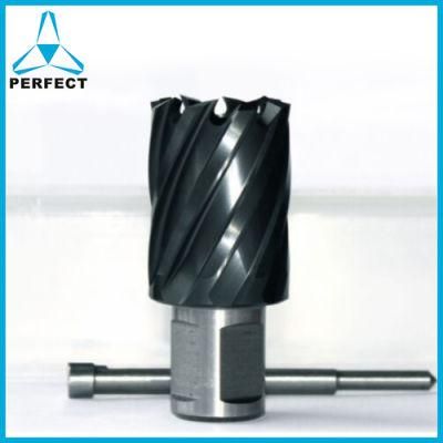 Tialn Coated HSS Al Annular Broach Cutter Hollow Drill Bit