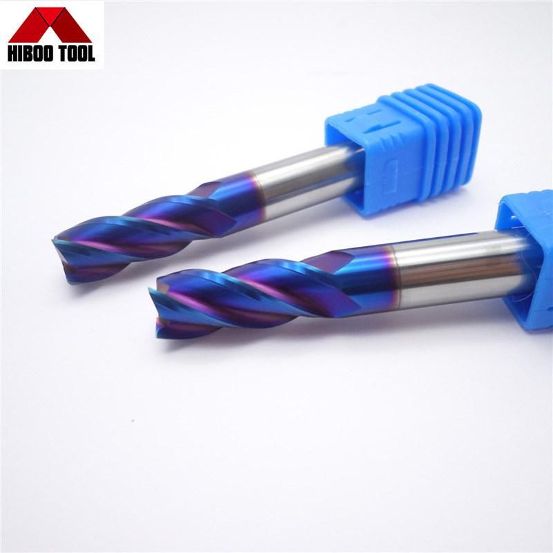 Four Flutes HRC65 Nano Coated Square Milling Cutter