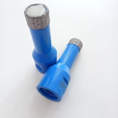 High Quality 15mm Vacuum Brazed Diamond Hole Saw Drill Bit Drilling Stone Tiles M14