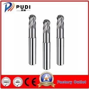 4 Flutes HRC50 Solid Carbide Ball Nose Cutting Tool