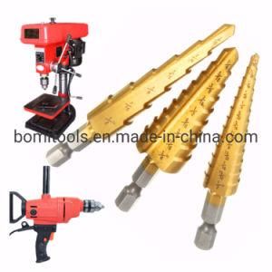HSS Drill Bits Factory Customized 3PCS Hex Shank Step Twist for Metal