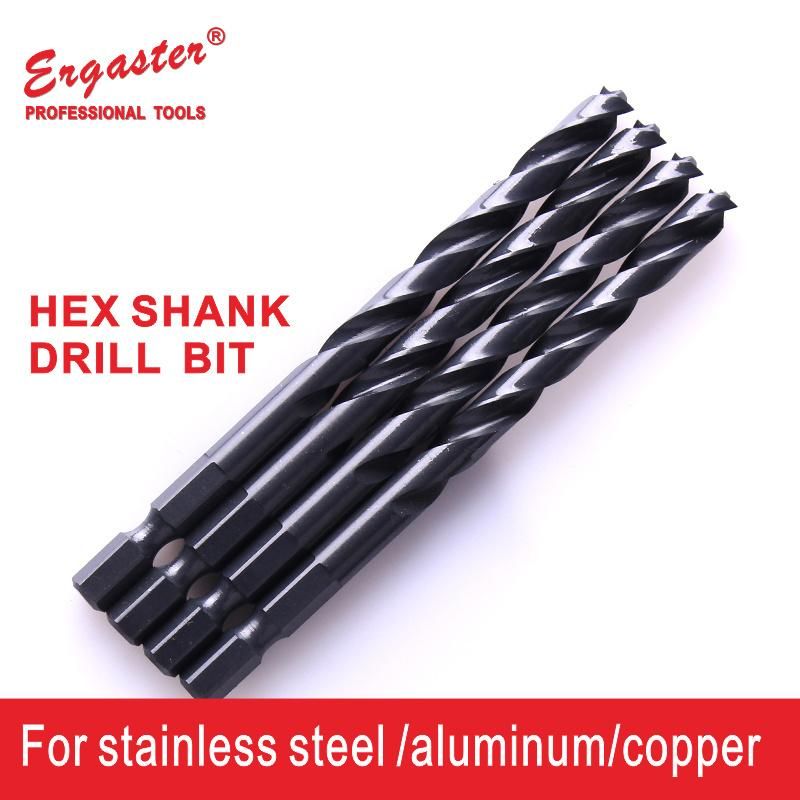 Impact Rated Hex Shank Titanium Drill Bit Set, 5 Piece