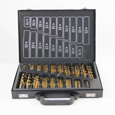 170PCS HSS 4241 4341 6542 M35 Drill Bits Set for Metal