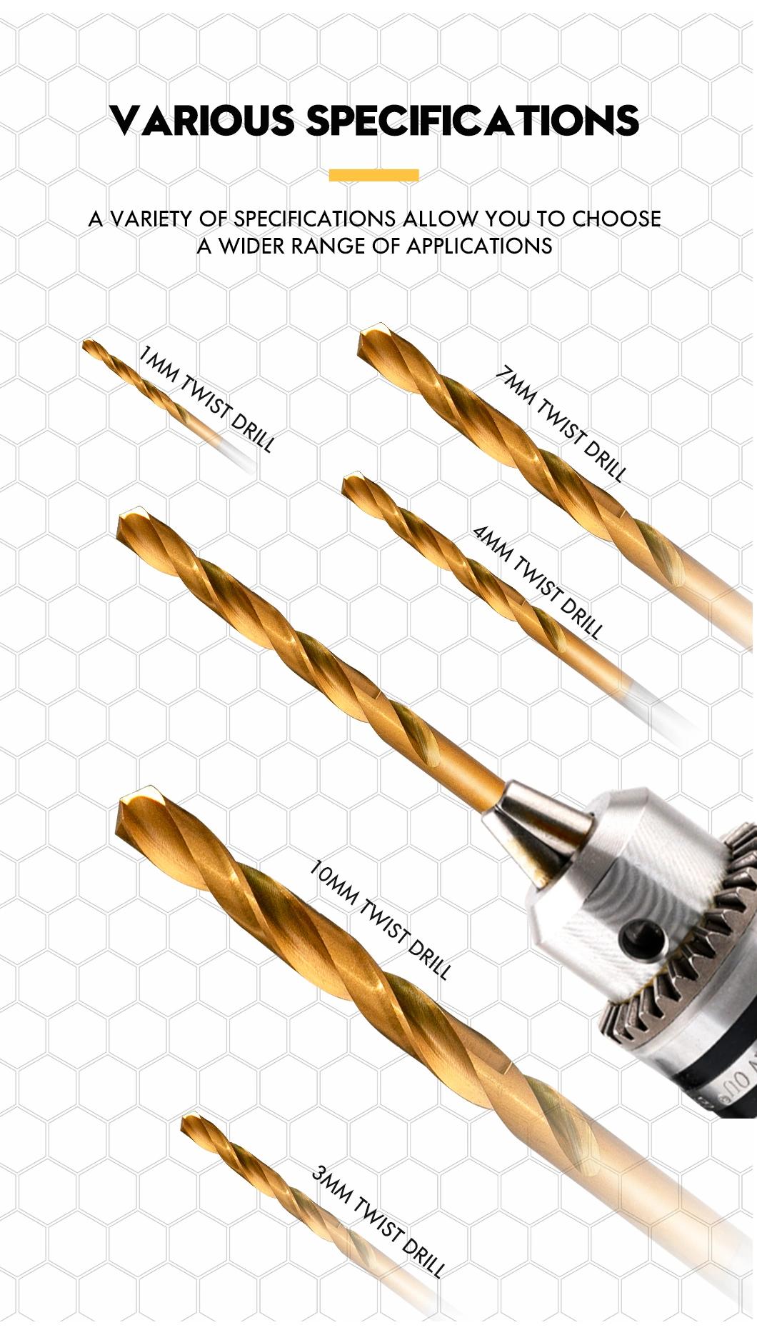 Pegatec High Speed Steel Twist HSS Drill Bit for Metal